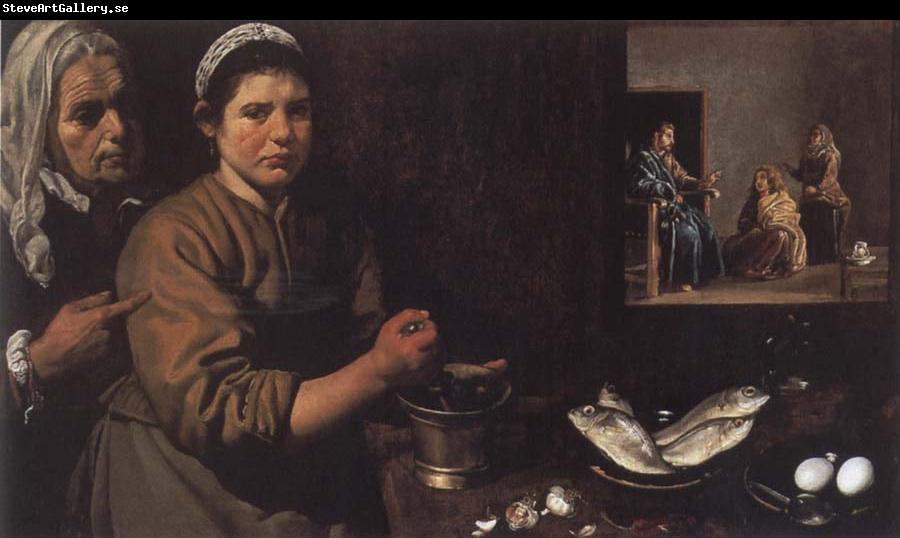Diego Velazquez Christ in the House of Mary and Marthe